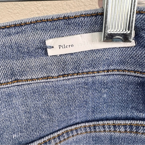 ANTHROPOLOGIE PILCRO AND THE LETTERPRESS Jeans with tucks at waist & Legs. - Picture 6 of 8